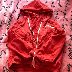 Red brandy Melville jacket